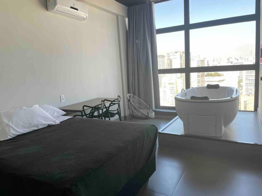 Sky Loft - Andar 41 Lägenhet São Paulo Exteriör bild