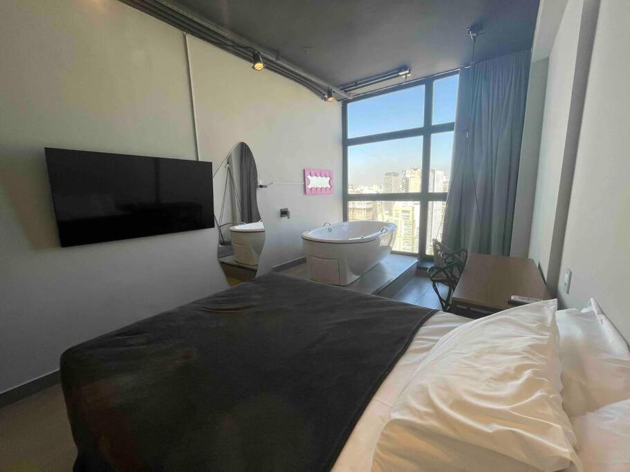 Sky Loft - Andar 41 Lägenhet São Paulo Exteriör bild