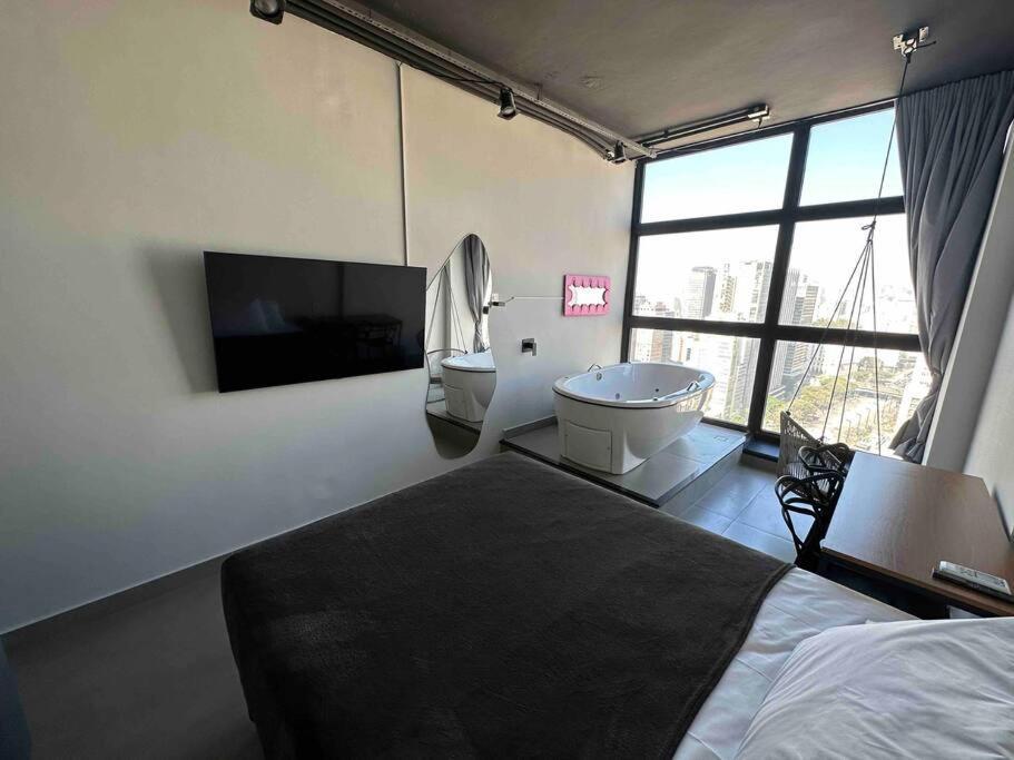 Sky Loft - Andar 41 Lägenhet São Paulo Exteriör bild