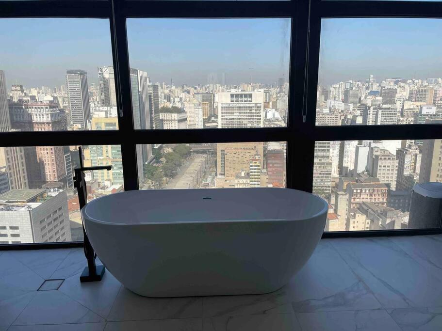 Sky Loft - Andar 41 Lägenhet São Paulo Exteriör bild