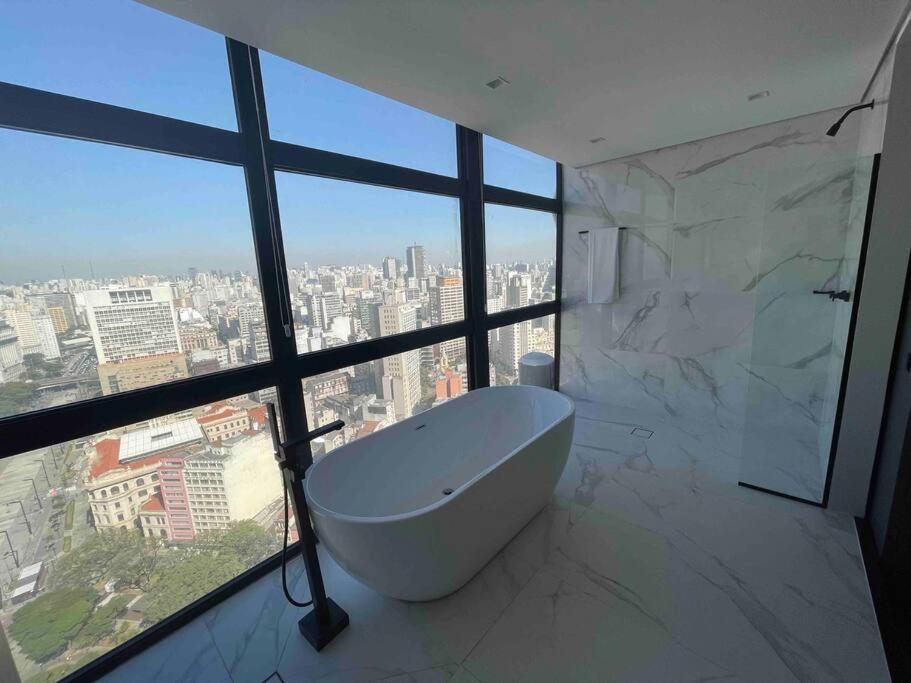 Sky Loft - Andar 41 Lägenhet São Paulo Exteriör bild